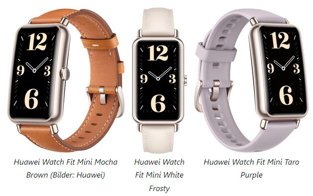 　　Huawei Watch Fit mini: Elegante Kompaktversion der Watch Fit Smartwatch startet mit Geschenk für Vorbesteller